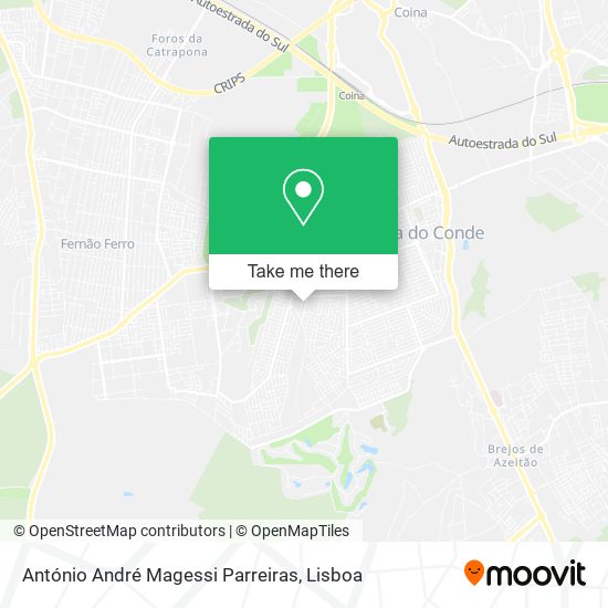 António André Magessi Parreiras map