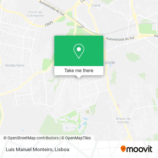 Luís Manuel Monteiro map