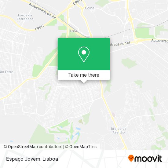 Espaço Jovem mapa
