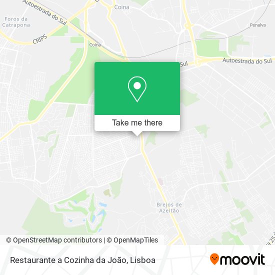 Restaurante a Cozinha da João map