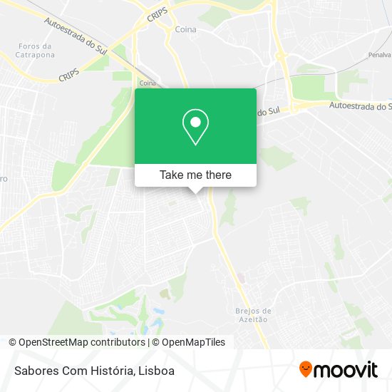 Sabores Com História map