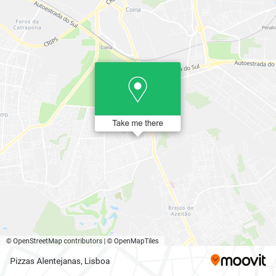Pizzas Alentejanas mapa