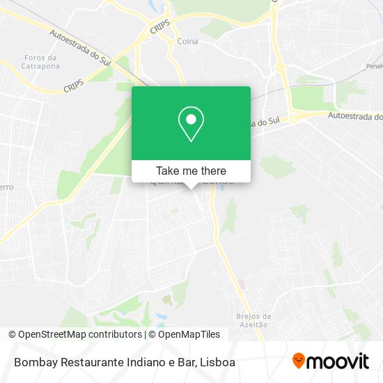 Bombay Restaurante Indiano e Bar map