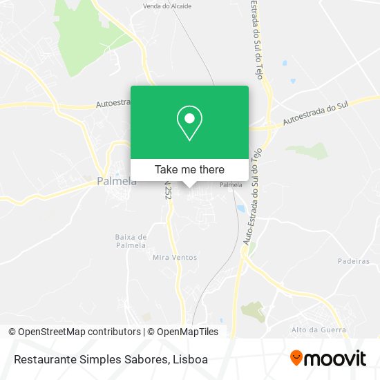 Restaurante Simples Sabores mapa