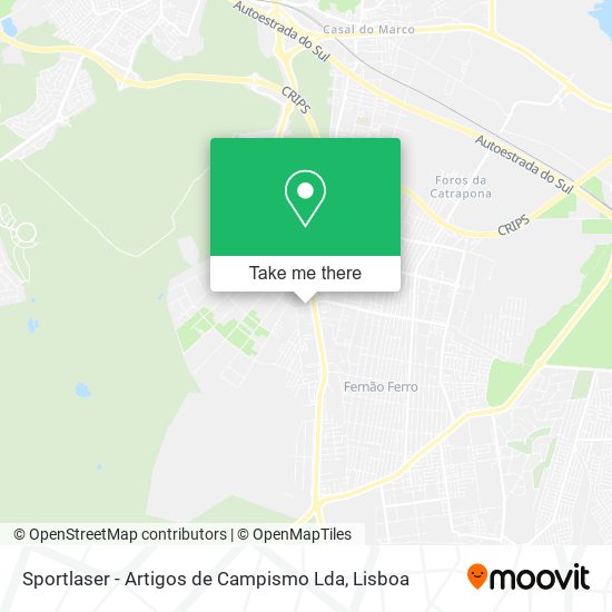 Sportlaser - Artigos de Campismo Lda map