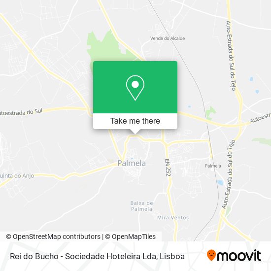 Rei do Bucho - Sociedade Hoteleira Lda map