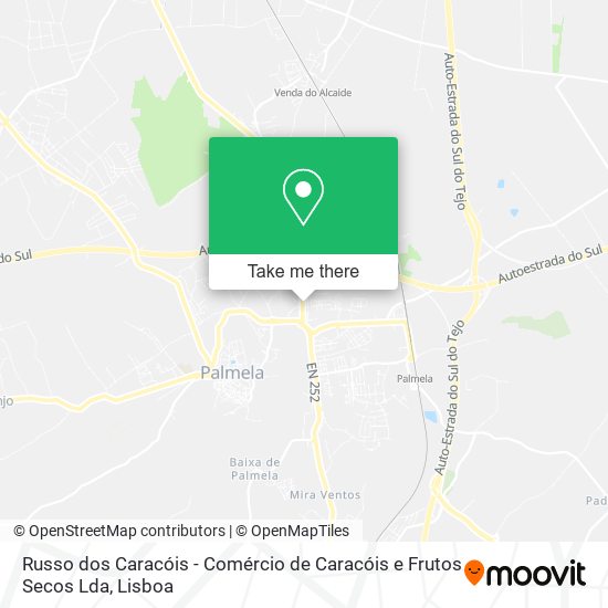 Russo dos Caracóis - Comércio de Caracóis e Frutos Secos Lda map