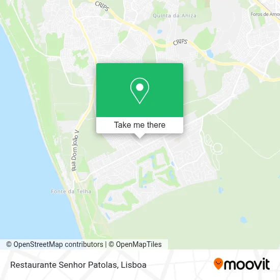 Restaurante Senhor Patolas map