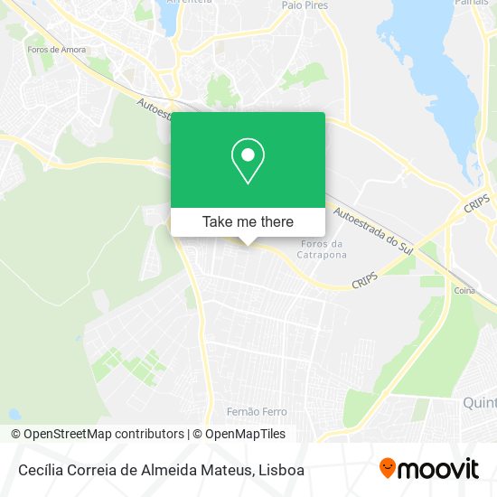 Cecília Correia de Almeida Mateus map