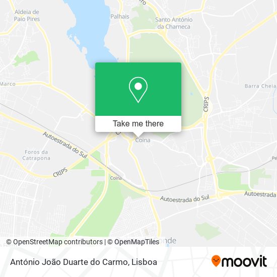 António João Duarte do Carmo map