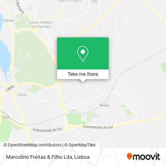 Marcolino Freitas & Filho Lda mapa