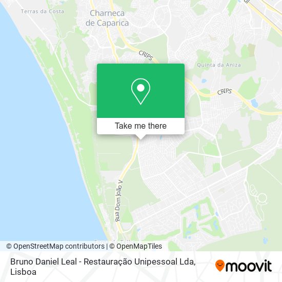 Bruno Daniel Leal - Restauração Unipessoal Lda map