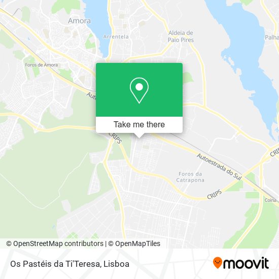 Os Pastéis da Ti'Teresa mapa