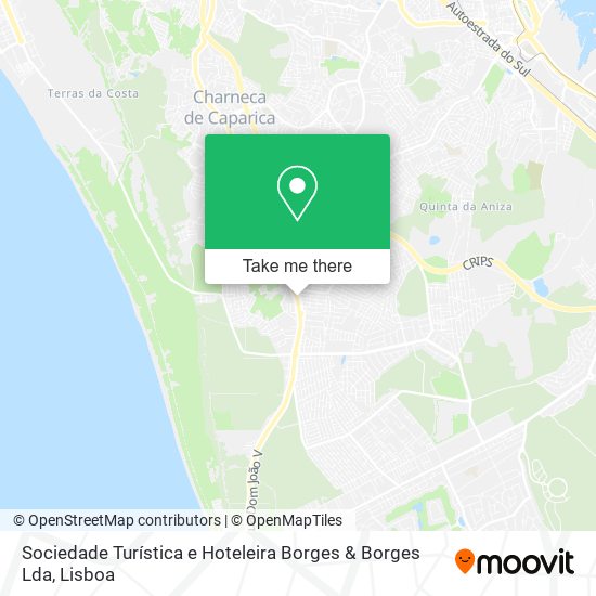 Sociedade Turística e Hoteleira Borges & Borges Lda map