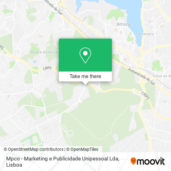 Mpco - Marketing e Publicidade Unipessoal Lda mapa