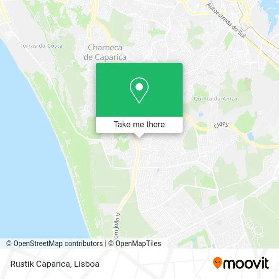 Rustik Caparica map