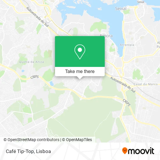 Café Tip-Top map