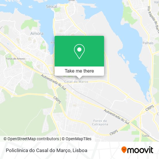 Policlínica do Casal do Março map