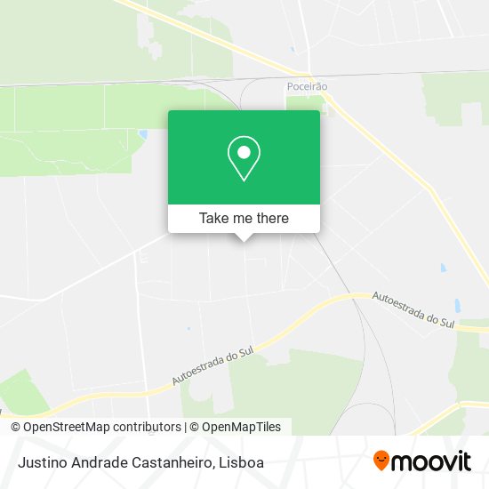 Justino Andrade Castanheiro map