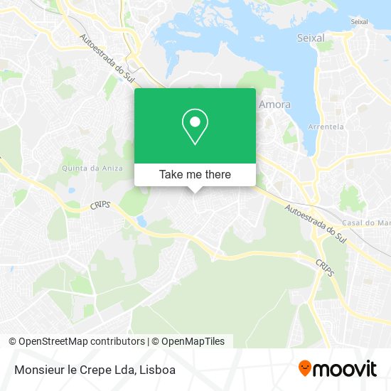Monsieur le Crepe Lda mapa