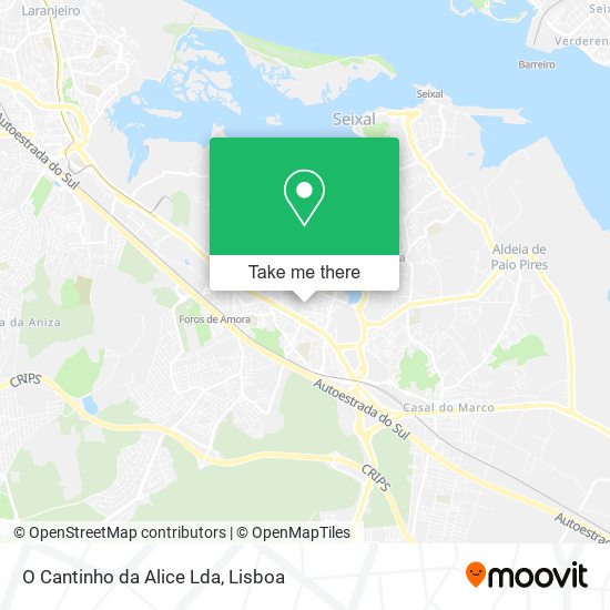 O Cantinho da Alice Lda map