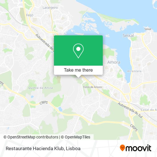 Restaurante Hacienda Klub map