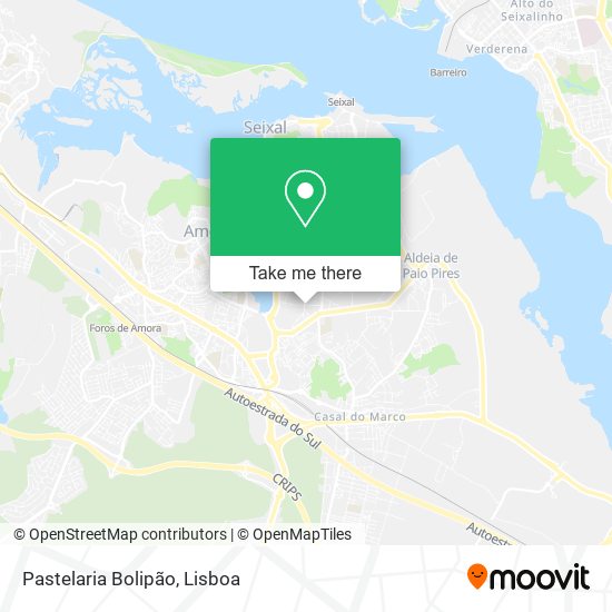 Pastelaria Bolipão map