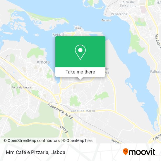 Mm Café e Pizzaria map