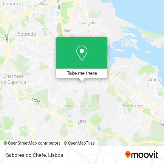 Sabores do Chefe map