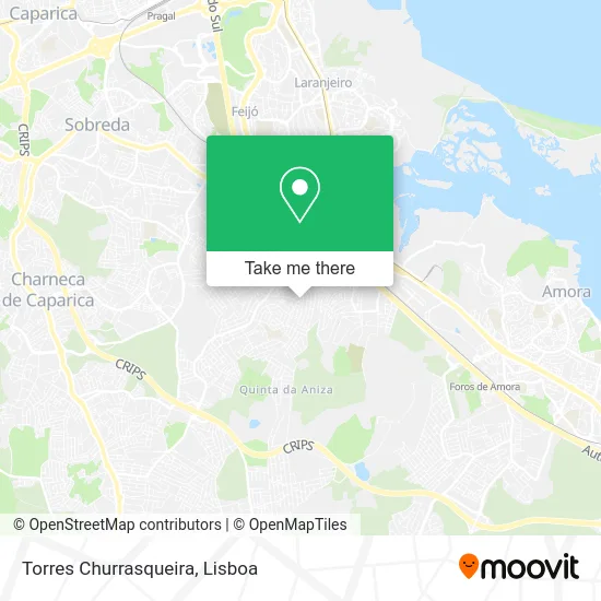 Torres Churrasqueira map