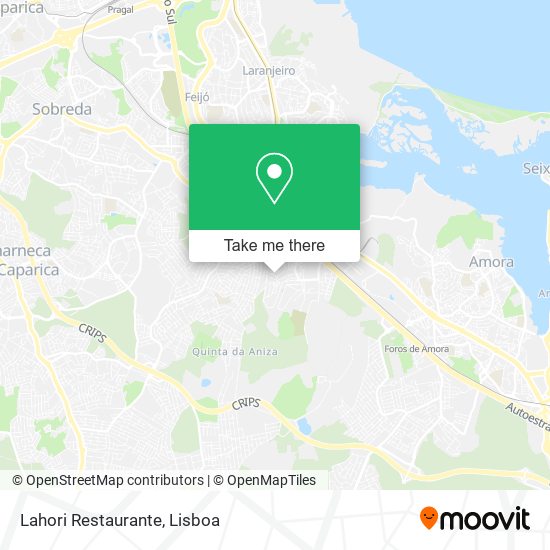 Lahori Restaurante mapa