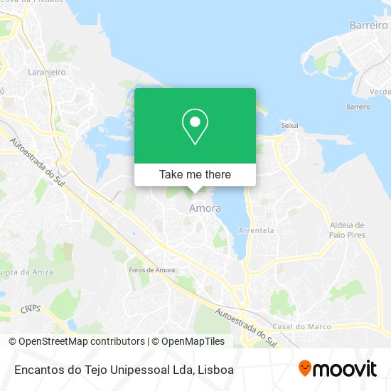 Encantos do Tejo Unipessoal Lda mapa