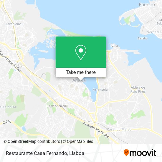 Restaurante Casa Fernando mapa