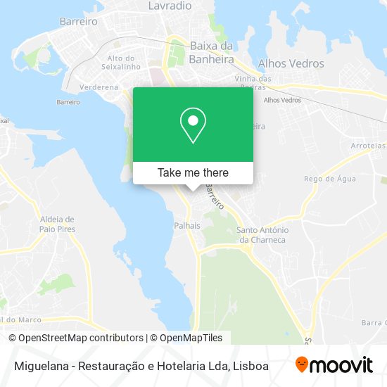 Miguelana - Restauração e Hotelaria Lda map