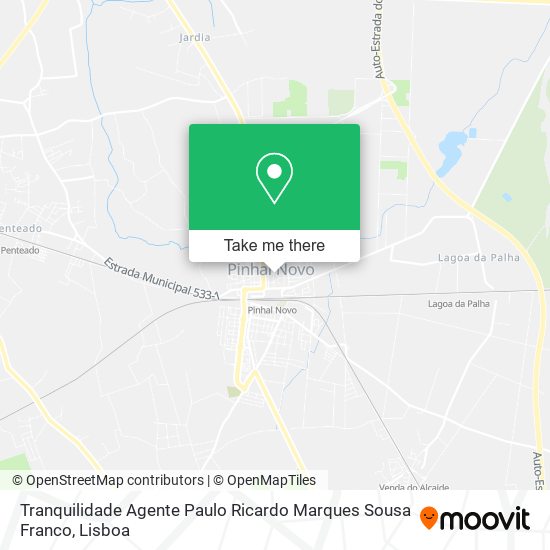 Tranquilidade Agente Paulo Ricardo Marques Sousa Franco map