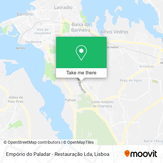 Empório do Paladar - Restauração Lda map