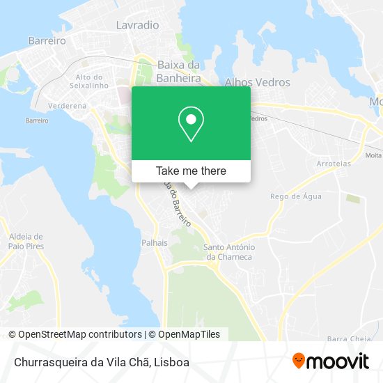 Churrasqueira da Vila Chã map