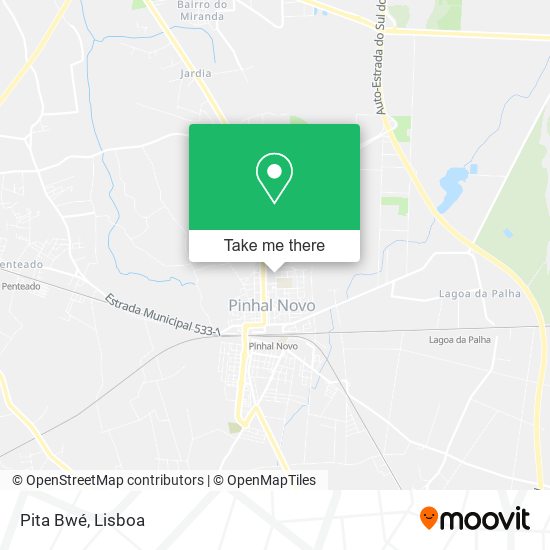 Pita Bwé mapa