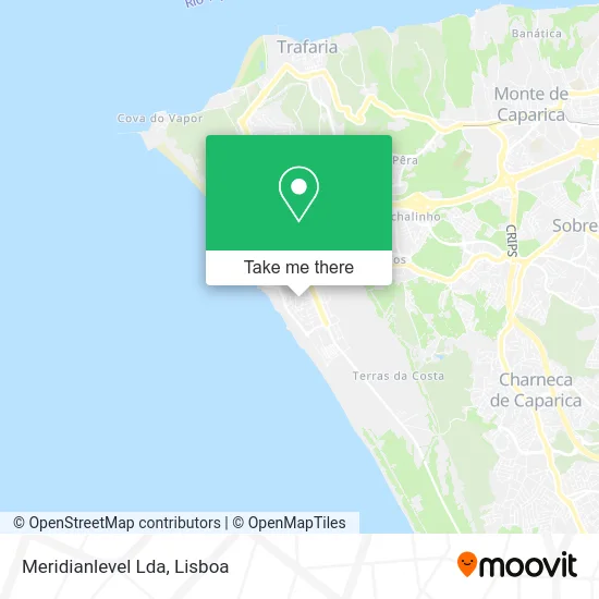 Meridianlevel Lda map