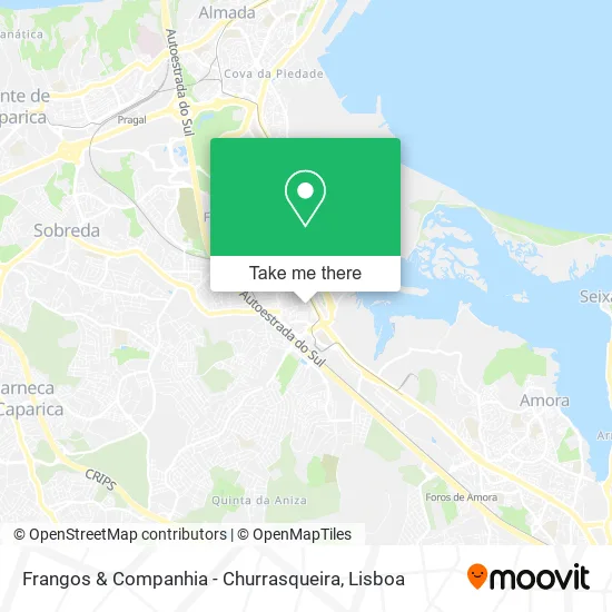 Frangos & Companhia - Churrasqueira map