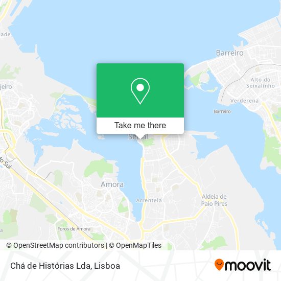 Chá de Histórias Lda map