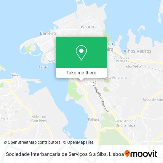 Sociedade Interbancaria de Serviços S a Sibs mapa