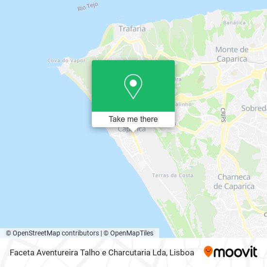 Faceta Aventureira Talho e Charcutaria Lda map