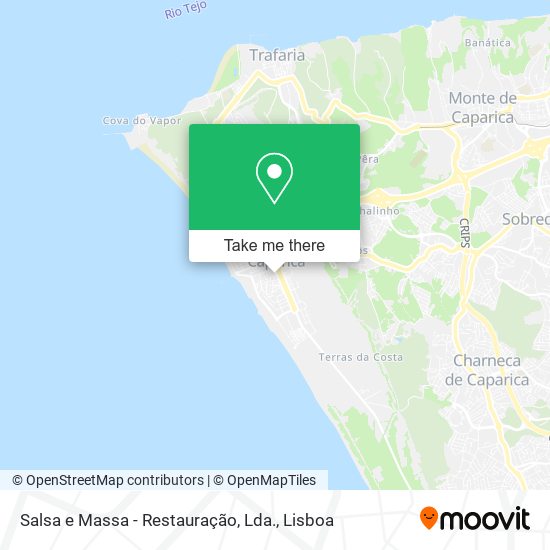 Salsa e Massa - Restauração, Lda. map