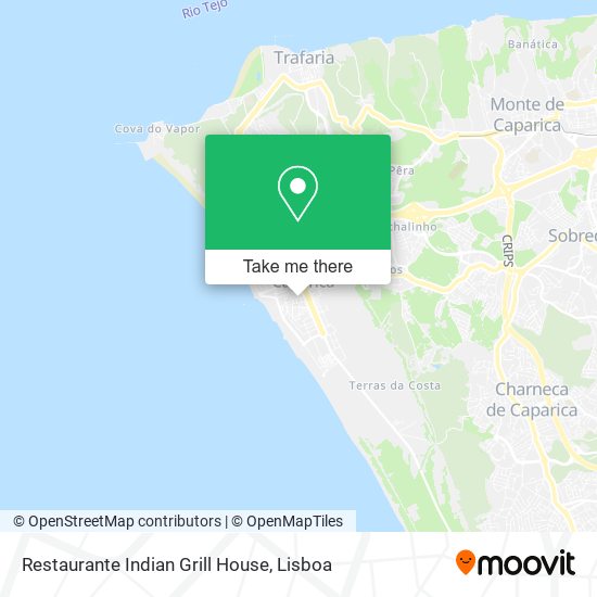 Restaurante Indian Grill House mapa