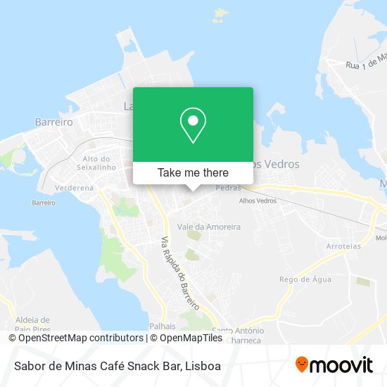 Sabor de Minas Café Snack Bar map