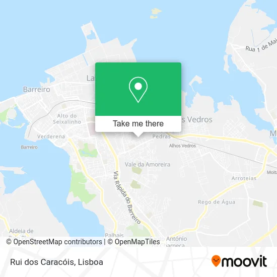Rui dos Caracóis map