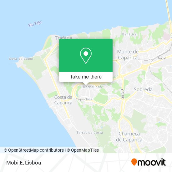 Mobi.E map