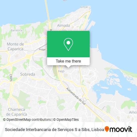 Sociedade Interbancaria de Serviços S a Sibs map