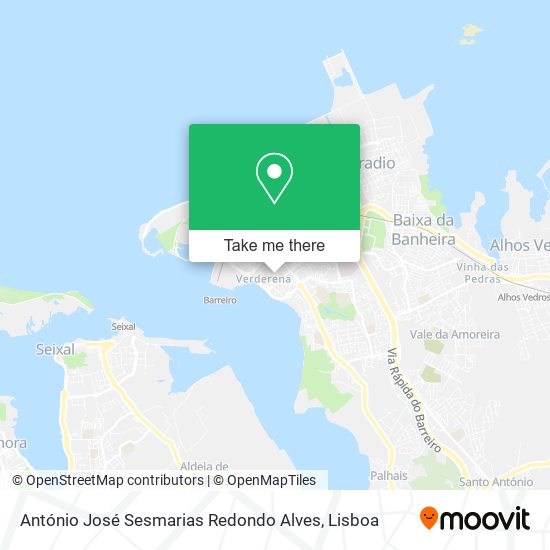 António José Sesmarias Redondo Alves mapa